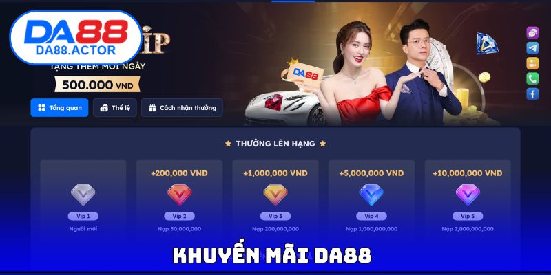 DA88 18 Khuyến mãi DA88